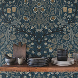 Floral peel and stick wallpaper decor NW44512 from NextWall