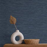 Faux grasscloth peel and stick wallpaper decor NW44702 from NextWall