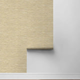 Faux grasscloth peel and stick wallpaper roll NW44706 from NextWall 