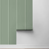 Board and batten peel and stick wallpaper roll NW45204 from NextWall