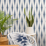Ikat peel and stick wallpaper decor NW46402 from NextWall