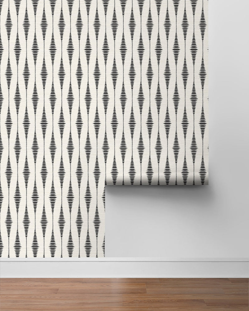 Ikat peel and stick wallpaper roll NW46410 from NextWall