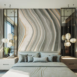 NZ10300M botswana agate abstract peel and stick wall mural bedroom by NextWall
