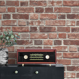 PR11501 red brick prepasted wallpaper decor from Seabrook Designs