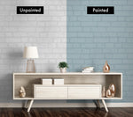 PW20400 faux brick paintable wallpaper painted from Seabrook Designs