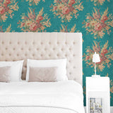 Floral wallpaper bedroom SD20005WR from Say Decor