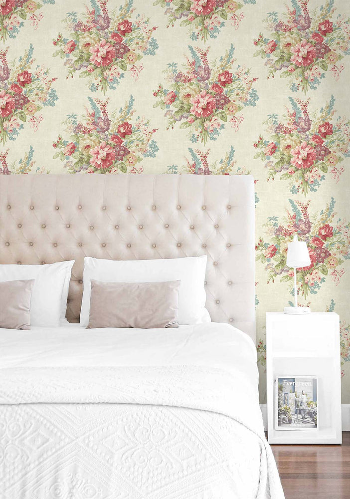 Floral wallpaper bedroom SD22005WR from Say Decor