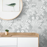 SC20108 palm grove wallpaper decor from the Summer House collection by Seabrook Designs