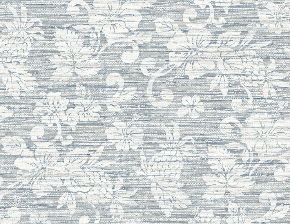 SC20812 floral vinyl wallpaper from the Summer House collection by Seabrook Designs