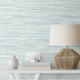 SC21102 striped stringcloth wallpaper decor from the Summer House collection by Seabrook Designs