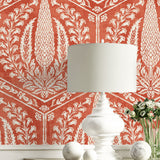 SC21401 botanical wallpaper decor from the Summer House collection by Seabrook Designs