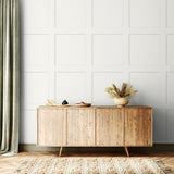 SG10700 square away faux wood peel and stick wallpaper entryway from The Sojourn Collection by Stacy Garcia Home