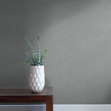 TC70428 bench gray cafe chevron embossed vinyl wallpaper from the More Textures collection by Seabrook Designs