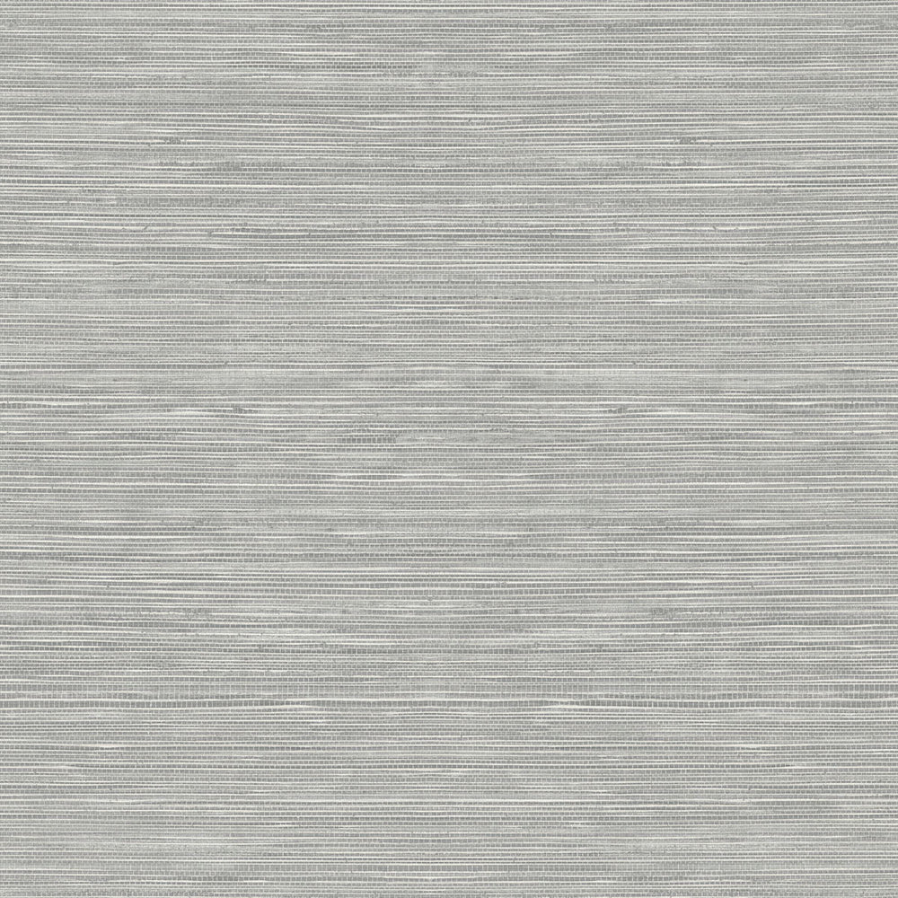 TC70708 gray sisal hemp grasscloth embossed vinyl wallpaper from the More Textures collection by Seabrook Designs