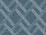 Even More Textures Linen Trellis Geometric Embossed Vinyl Unpasted Wallpaper