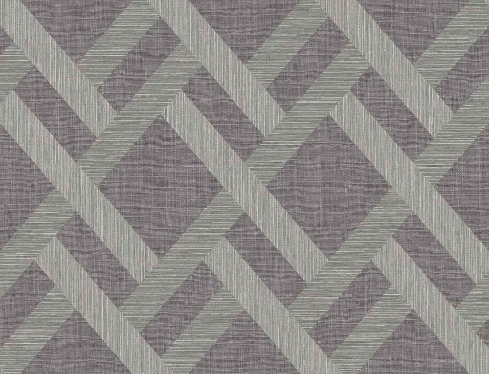 Textured vinyl wallpaper TS80818 geometric from the Even More Textures collection by Seabrook Designs