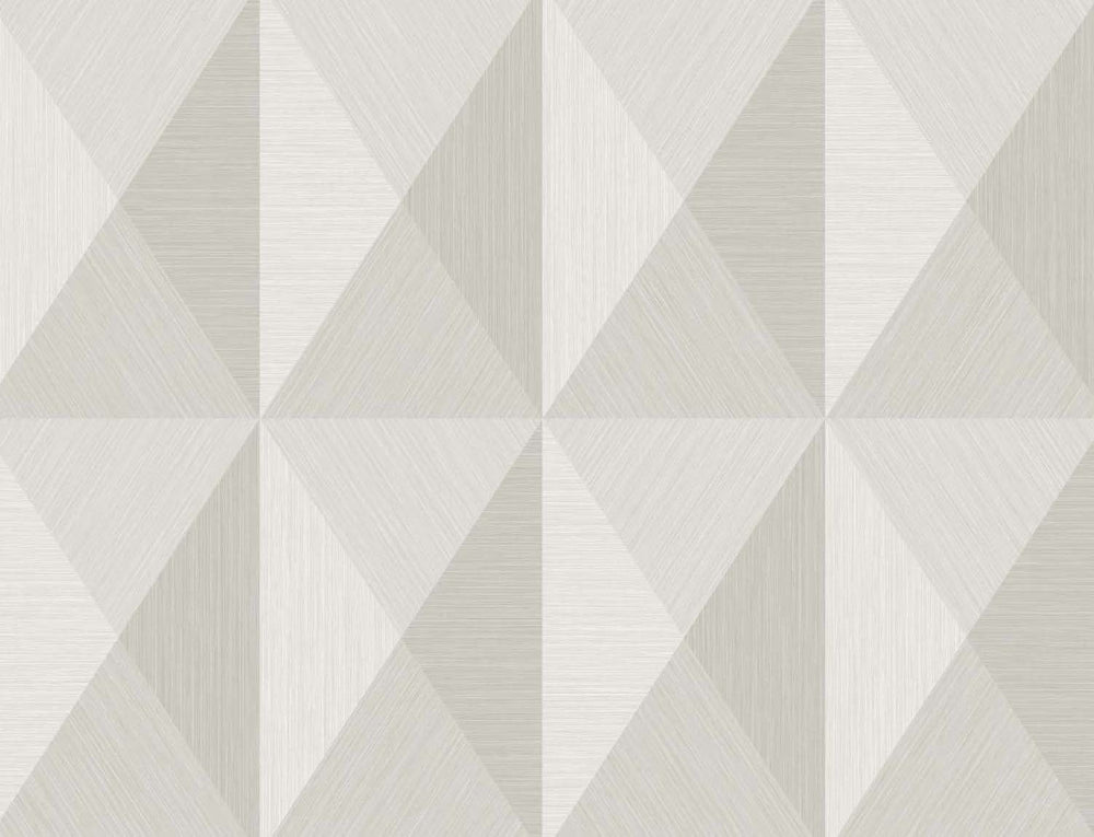 Geometric wallpaper TS81608 embossed vinyl from the Even More Textures collection by Seabrook Designs