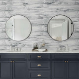 Abstract vinyl wallpaper bathroom TS81700 from the Even More Textures collection by Seabrook Designs