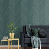 Textured vinyl wallpaper living room TS82104 embossed faux wood from the Even More Textures collection by Seabrook Designs