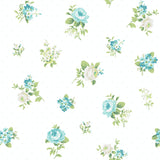 SD20808CH Dena tossed floral unpasted wallpaper