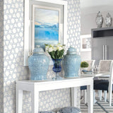 MB30112 entryway sun shapes geometric wallpaper from the Beach House collection by Seabrook Designs