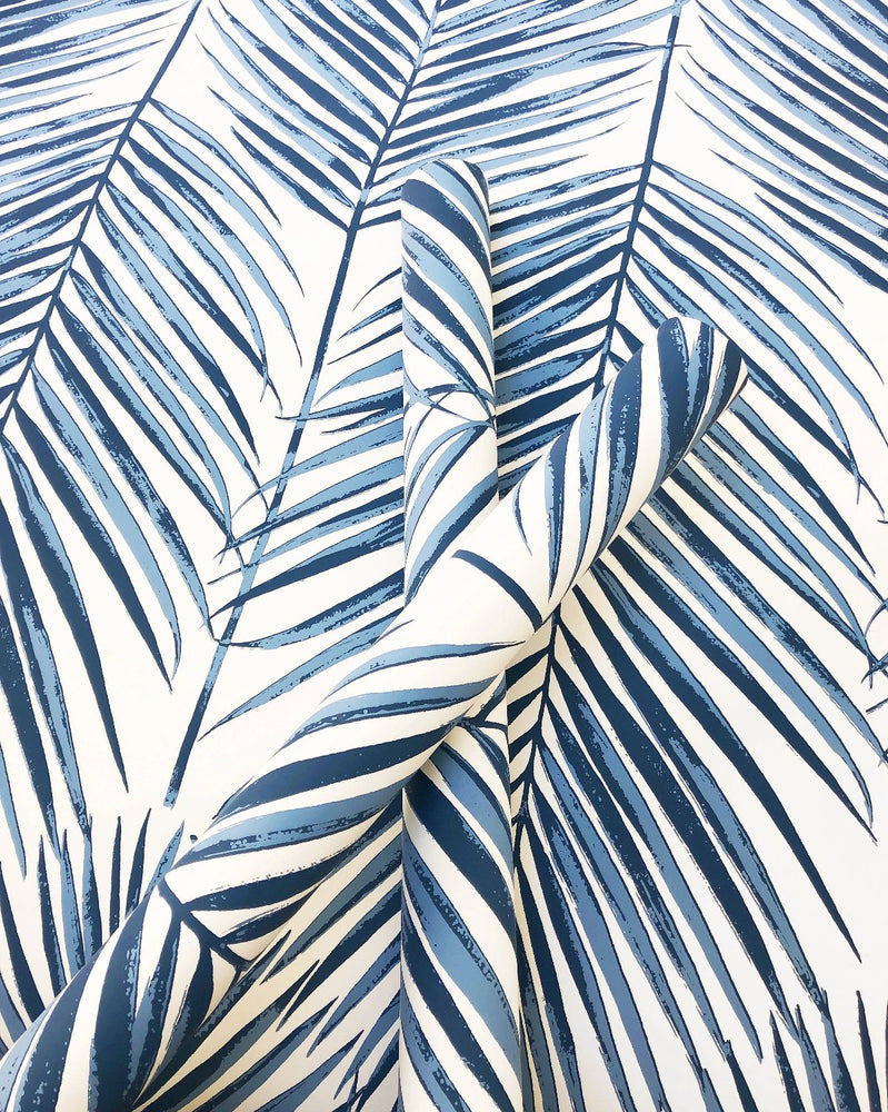 Beach House Paradise Palm Leaf Unpasted Wallpaper