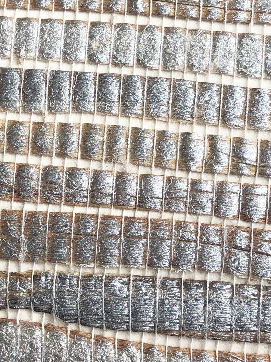 ？？？ はてな R-Flow 配布CD ビジュアル系 Metallic Silver Java Grasscloth Unpasted Wallpaper – Say Decor LLC