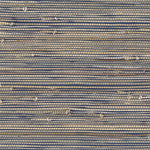 Navy Rushcloth Grasscloth Unpasted Wallpaper