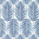 NZ10002M paradise palm leaf blue peel and stick wall mural from NextWall