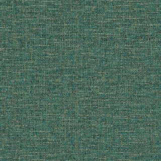 Heritage Tales 100001EH Emerald Green Artisan Faux Weave Unpasted Wallpaper at Say Decor