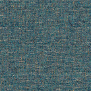 Heritage Tales 100003EH Navy Blue Artisan Faux Weave Unpasted Wallpaper at Say Decor
