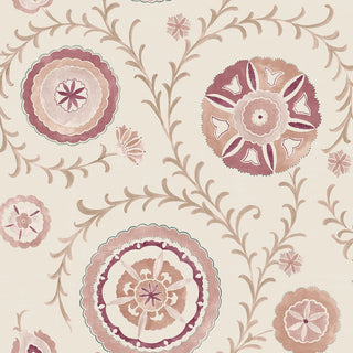 Heritage Tales 100035EH Spice Nahlia Floral Trail Unpasted Wallpaper at Say Decor