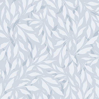 Haven Botanical Blue Leaf Peel and Stick Wallpaper from Say Decor