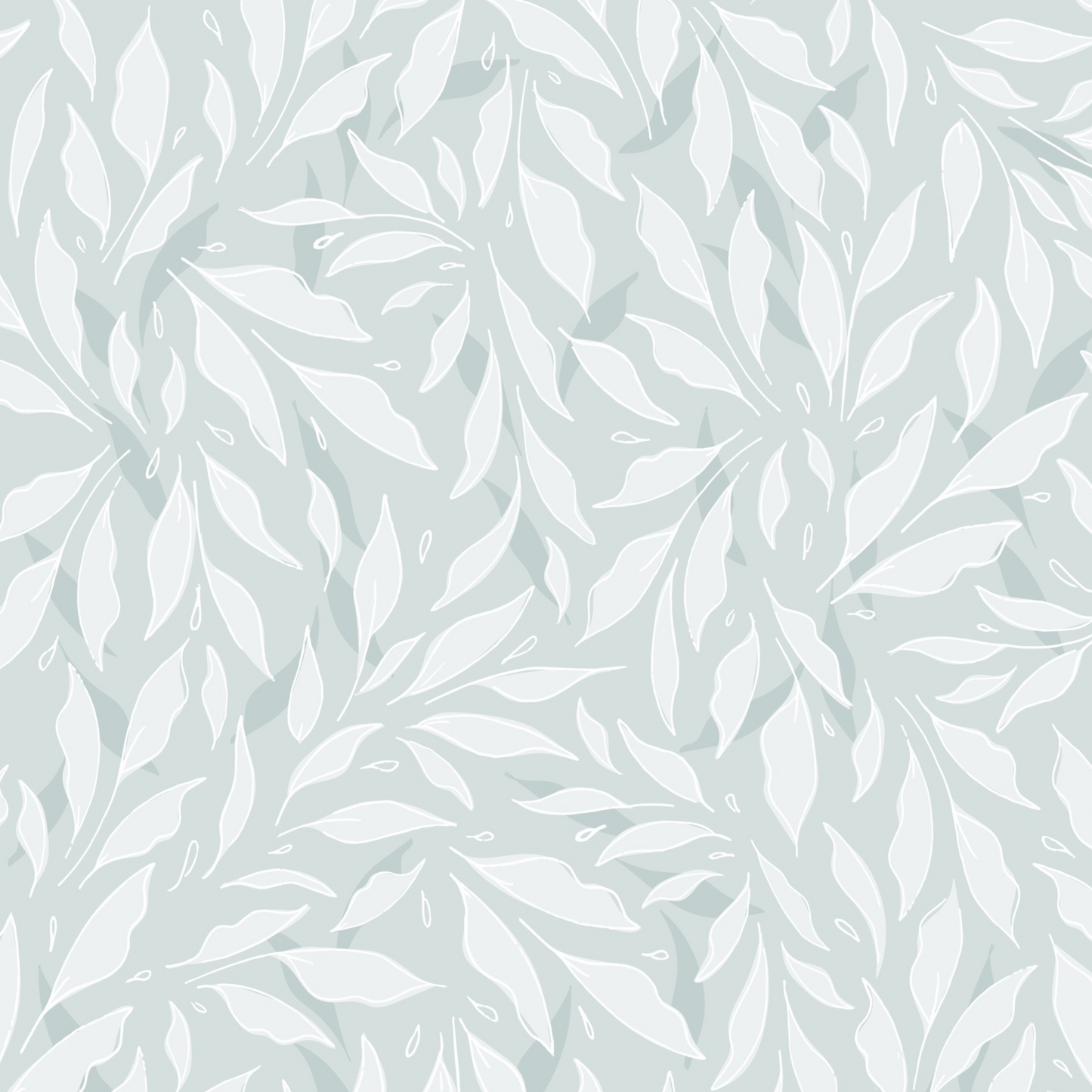Haven Botanical Green Leaf Peel and Stick Wallpaper from Say Decor