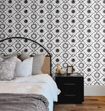 140070WR Sol peel and stick wallpaper bedroom from Elana Gabrielle