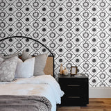 140070WR Sol peel and stick wallpaper bedroom from Elana Gabrielle