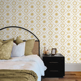 140071WR Sol peel and stick wallpaper bedroom from Elana Gabrielle