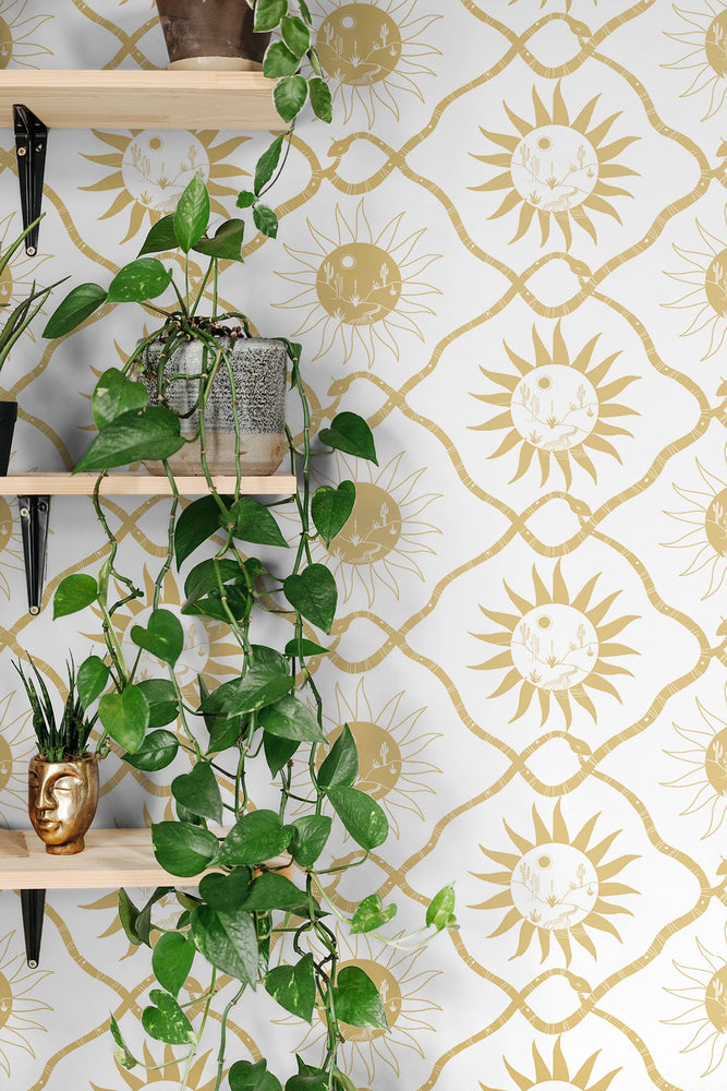 140071WR Sol peel and stick wallpaper decor from Elana Gabrielle