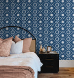140072WR Sol peel and stick wallpaper bedroom from Elana Gabrielle