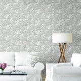 140080WR Tides peel and stick wallpaper living room from Elana Gabrielle