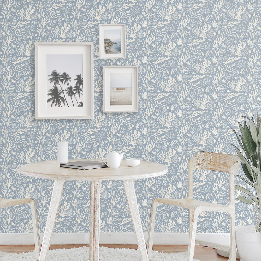 
                  
                    140081WR Tides peel and stick wallpaper dining room from Elana Gabrielle
                  
                