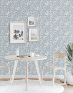 140081WR Tides peel and stick wallpaper dining room from Elana Gabrielle