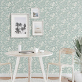 140082WR Tides peel and stick wallpaper dining room from Elana Gabrielle