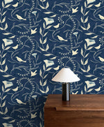 140090WR Birdsong peel and stick wallpaper decor from Elana Gabrielle