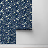 140090WR Birdsong peel and stick wallpaper roll from Elana Gabrielle