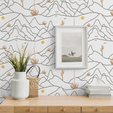 140100WR Desert Afternoon peel and stick wallpaper decor from Elana Gabrielle