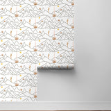 140100WR Desert Afternoon peel and stick wallpaper roll from Elana Gabrielle