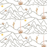 140100WR Desert Afternoon peel and stick wallpaper from Elana Gabrielle