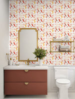 140110WR Muses peel and stick wallpaper bathroom from Elana Gabrielle