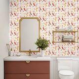 140110WR Muses peel and stick wallpaper bathroom from Elana Gabrielle